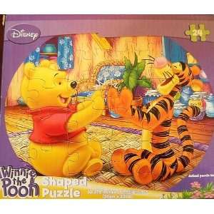  Disney Winnie the Pooh Shaped Puzzle   24 Piece   Pooh and 